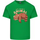 Red Panda My Spirit Animal Kids T-Shirt Childrens Irish Green