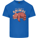 Red Panda My Spirit Animal Kids T-Shirt Childrens Royal Blue