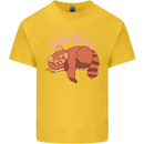 Red Panda My Spirit Animal Kids T-Shirt Childrens Yellow