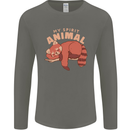 Red Panda My Spirit Animal Mens Long Sleeve T-Shirt Charcoal