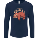 Red Panda My Spirit Animal Mens Long Sleeve T-Shirt Navy Blue