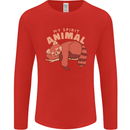 Red Panda My Spirit Animal Mens Long Sleeve T-Shirt Red