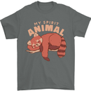 Red Panda My Spirit Animal Mens T-Shirt 100% Cotton Charcoal