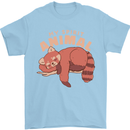 Red Panda My Spirit Animal Mens T-Shirt 100% Cotton Light Blue