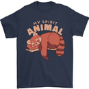 Red Panda My Spirit Animal Mens T-Shirt 100% Cotton Navy Blue