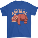 Red Panda My Spirit Animal Mens T-Shirt 100% Cotton Royal Blue
