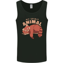 Red Panda My Spirit Animal Mens Vest Tank Top Black