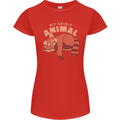 Red Panda My Spirit Animal Womens Petite Cut T-Shirt Red
