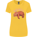 Red Panda My Spirit Animal Womens Wider Cut T-Shirt Yellow