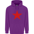 Red Star Army As Worn by Childrens Kids Hoodie Purple