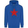 Red Star Army As Worn by Childrens Kids Hoodie Royal Blue