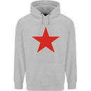 Red Star Army As Worn by Childrens Kids Hoodie Sports Grey