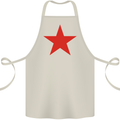 Red Star Army As Worn by Cotton Apron 100% Organic Natural