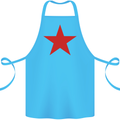 Red Star Army As Worn by Cotton Apron 100% Organic Turquoise