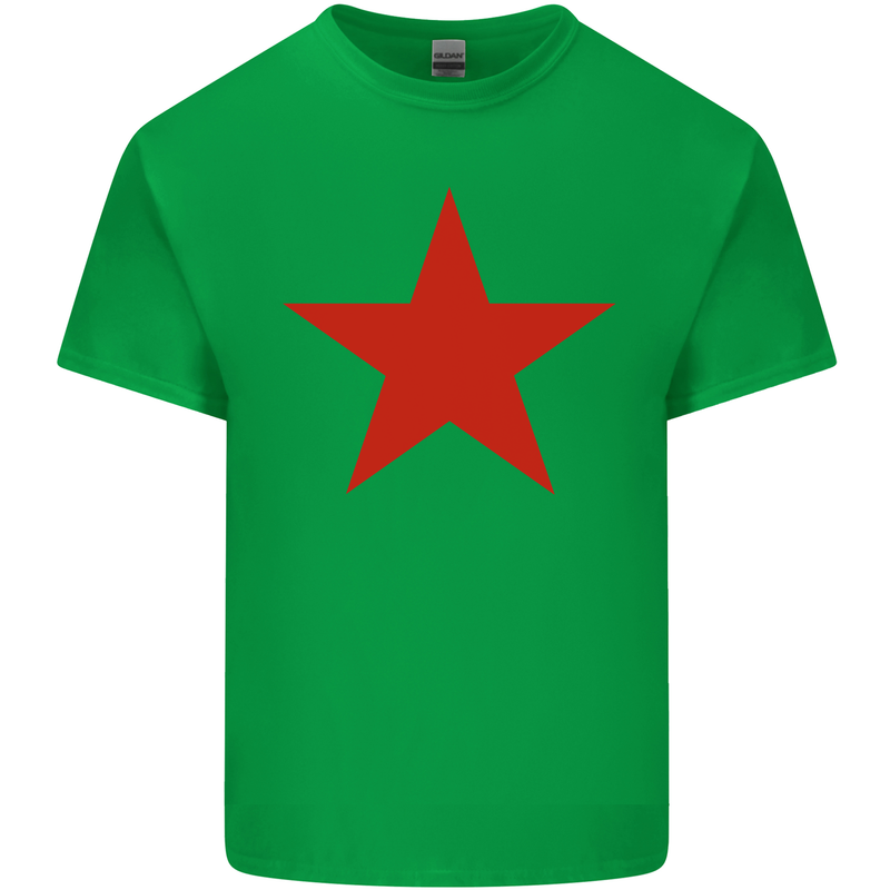 Red Star Army As Worn by Kids T-Shirt Childrens Irish Green