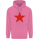 Red Star Army As Worn by Mens 80% Cotton Hoodie Azelea
