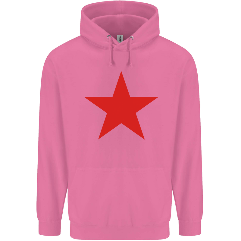 Red Star Army As Worn by Mens 80% Cotton Hoodie Azelea