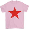 Red Star Army As Worn by Mens T-Shirt Cotton Gildan Light Pink