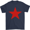 Red Star Army As Worn by Mens T-Shirt Cotton Gildan Navy Blue