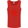 Red Star Army As Worn by Mens Vest Tank Top Red