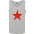 Red Star Army As Worn by Mens Vest Tank Top Sports Grey