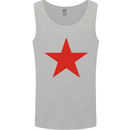 Red Star Army As Worn by Mens Vest Tank Top Sports Grey