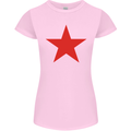Red Star Army As Worn by Womens Petite Cut T-Shirt Light Pink