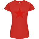 Red Star Army As Worn by Womens Petite Cut T-Shirt Red
