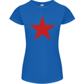 Red Star Army As Worn by Womens Petite Cut T-Shirt Royal Blue