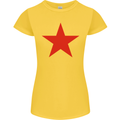 Red Star Army As Worn by Womens Petite Cut T-Shirt Yellow