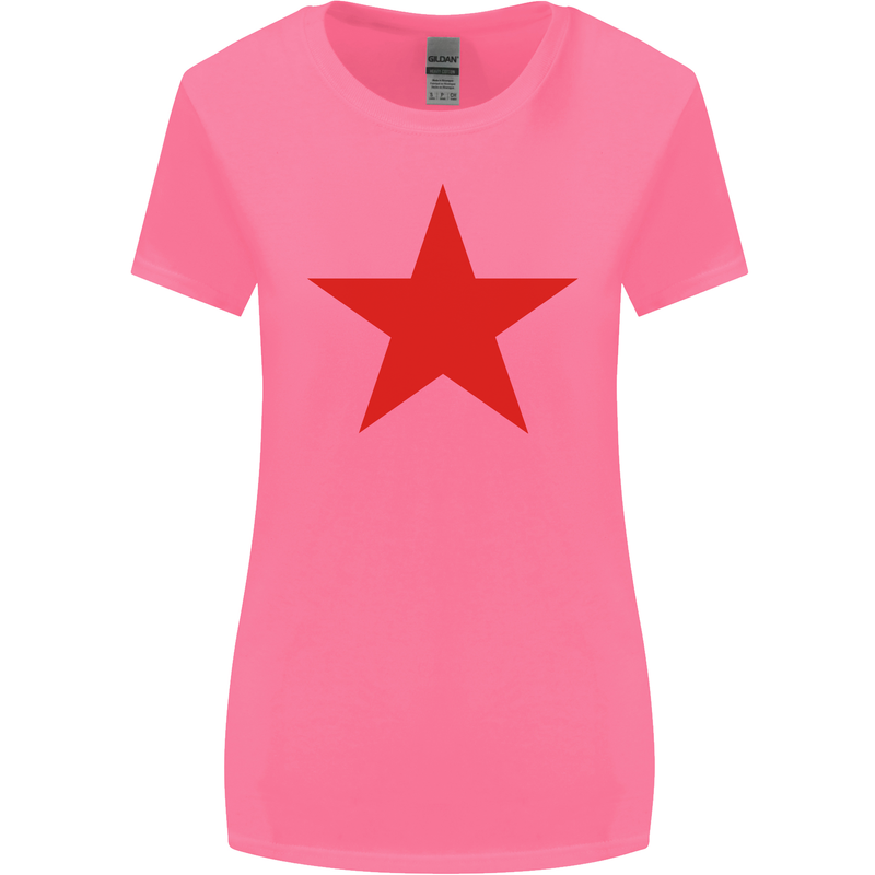 Red Star Army As Worn by Womens Wider Cut T-Shirt Azalea