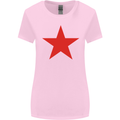 Red Star Army As Worn by Womens Wider Cut T-Shirt Light Pink