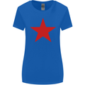 Red Star Army As Worn by Womens Wider Cut T-Shirt Royal Blue