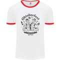 Oktoberfest Its Beer Season Mens Ringer T-Shirt White/Red