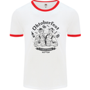 Oktoberfest Its Beer Season Mens Ringer T-Shirt White/Red
