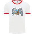 Love the Desert Safari Sand Cruising Mens White Ringer T-Shirt White/Red