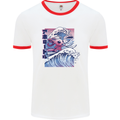 Surfing Axoloti Surfer Mens Ringer T-Shirt White/Red