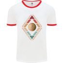 Reinstate Pluto Funny Astronomy Mens Ringer T-Shirt White/Red