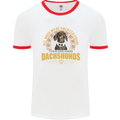 A Dachshund Dog Mens Ringer T-Shirt White/Red