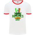 St. Patrick's Day Disguise Funny Mens White Ringer T-Shirt White/Red