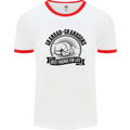 Grandad & Grandsons Grandparent's Day Mens White Ringer T-Shirt White/Red