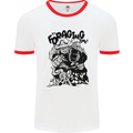 It's Foraging Time Funny Forager Mens White Ringer T-Shirt White/Red