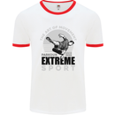 Parkour Free Running the Art of Movement Mens White Ringer T-Shirt White/Red
