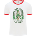 St Patricks Day Shake Your Shamrocks Mens Ringer T-Shirt White/Red