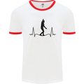 Tightrope Walking Walker Funambulism Mens Ringer T-Shirt White/Red