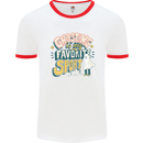 Ghosting Sport Funny Anti Valentines Day Mens Ringer T-Shirt White/Red