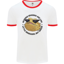 Bearded Dragons Are Like Little Dinosaurs Mens Ringer T-Shirt White/Red