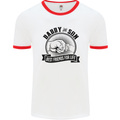 Daddy & Son Best FriendsFather's Day Mens White Ringer T-Shirt White/Red