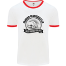 Grandad & Granddaughter Grandparent's Day Mens White Ringer T-Shirt White/Red