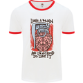 I Have a Brain and I'm Prepared to Use It Mens White Ringer T-Shirt White/Red